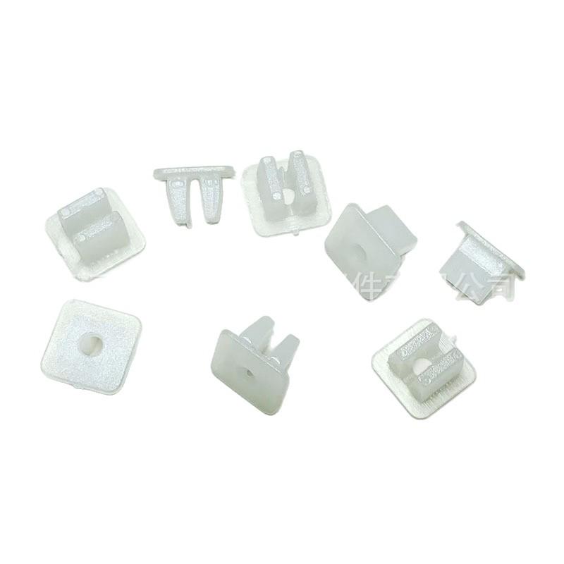 Car Mudguard & Fender Self-Tapping Screw Clip for License Plate Clear Plastic