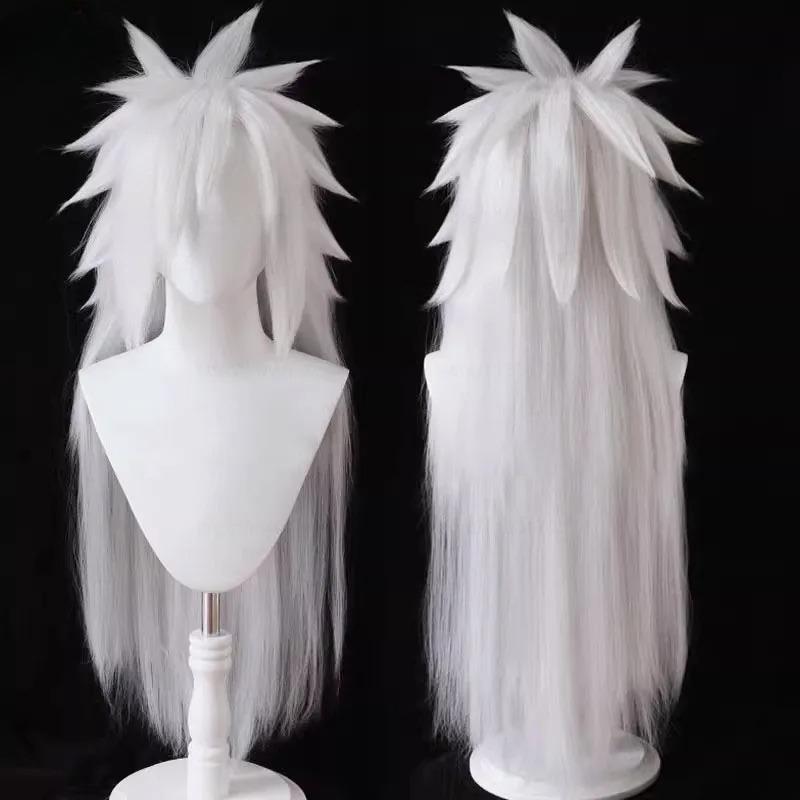 Uchiha Madara Cosplay Wigs Long Heat Resistant Synthetic Hair Game Anime Wigs