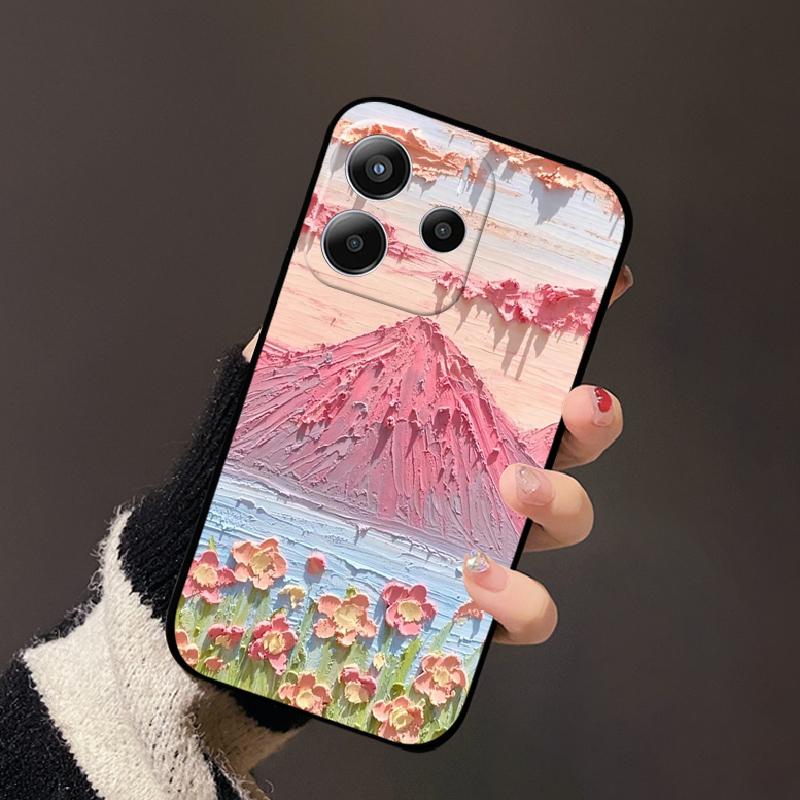 Case For Redmi Note 14 4G 5G Phone Cover Shockproof Silicone Soft TPU Bumper Fundas For Xiaomi Redmi Note 14 Color Painted Coque