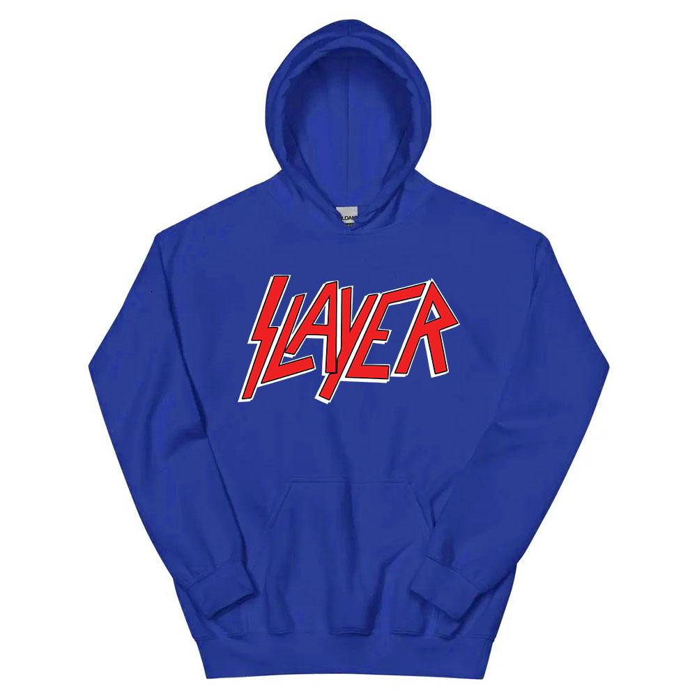 Slayer Heavy Mental Band Hoodies Winter Fleece Hooded Sweatshirts Long Sleeve Casual Men/Women Pullovers Hip Hop