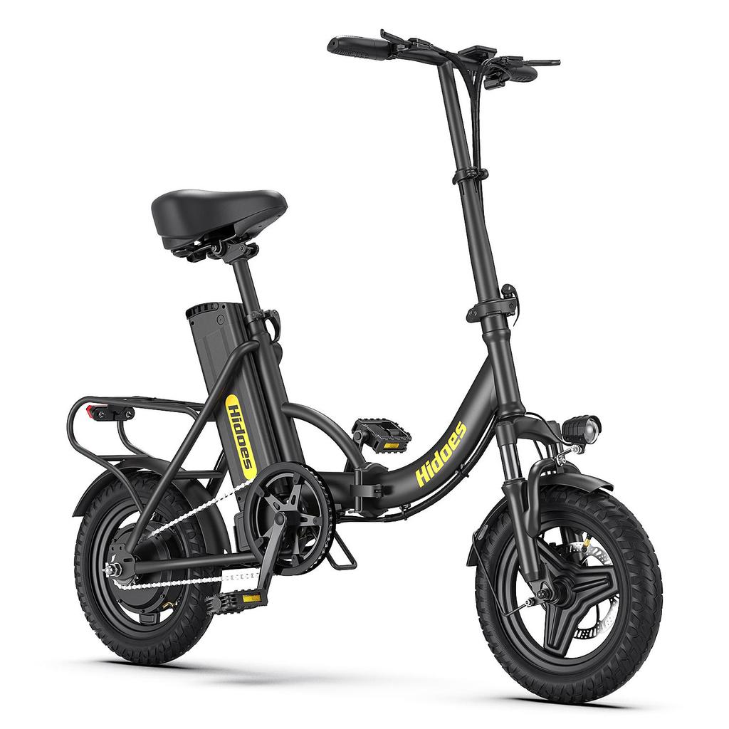 Hidoes HD- C5 City Commuting Folding E-Bike 250W Motor 36V10.4Ah Battery 25KM/H Top Speed 14 Inch Off-road Tires 120kg Load Unisex Electric Bicycle