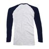 FRUIT OF THE LOOM Mens Long-Sleeved Baseball T-Shirt