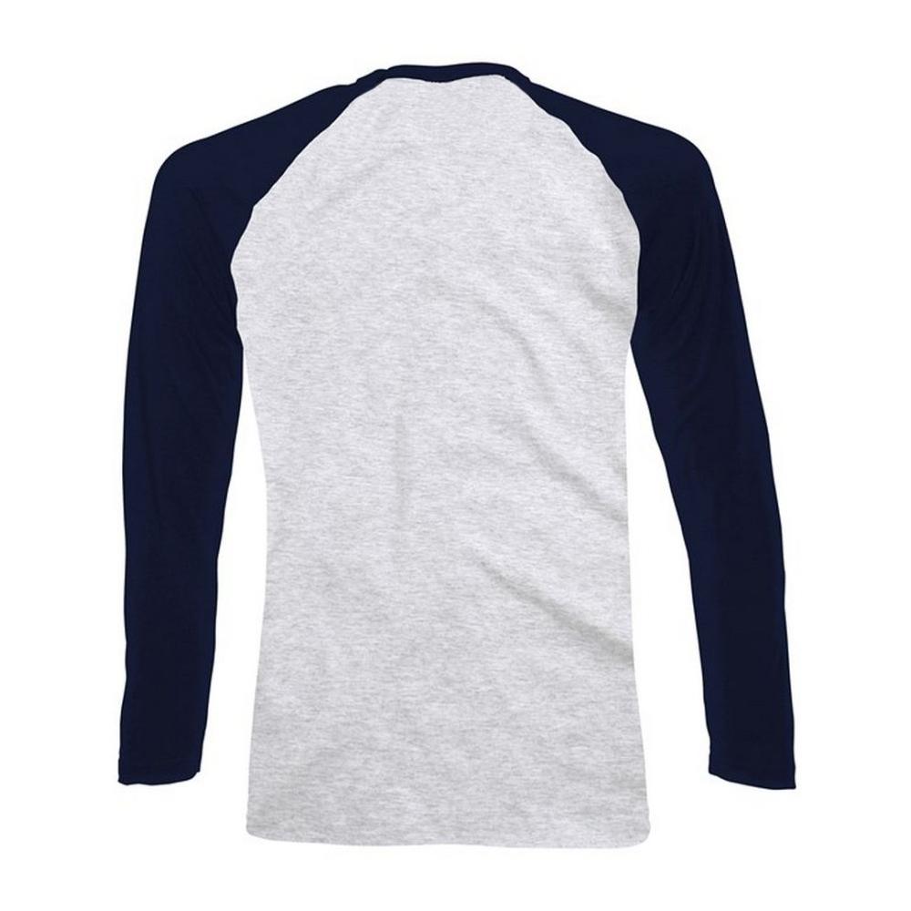 FRUIT OF THE LOOM Mens Long-Sleeved Baseball T-Shirt