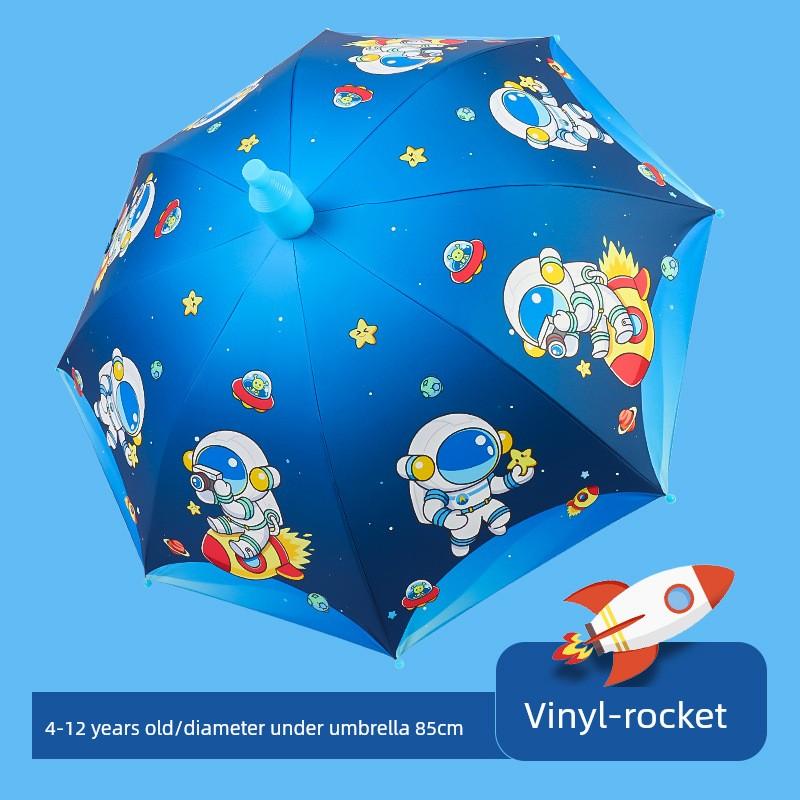Children's Umbrella with Waterproof Cover, Vinyl Sun Protection, Automatic Sunshade Umbrella for Kindergarten and Primary School Students, Rain or