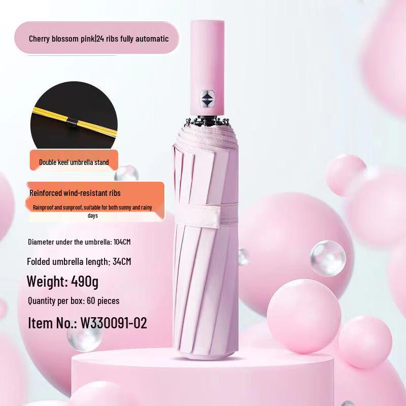 MARYYA Large Foldable Automatic Wind-Resistant UV Umbrella