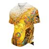 Polo Casual Unisex a Manica Corta con Vestibilità Larga Stampa Festival della Birra Traspirante Leggera Collo a Bottone Top Estivo
