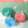 Silicone Bath Brush Hanging Handheld Soft Skin Deep Cleaning Exfoliating Shower Face Wash Brush For Bathing