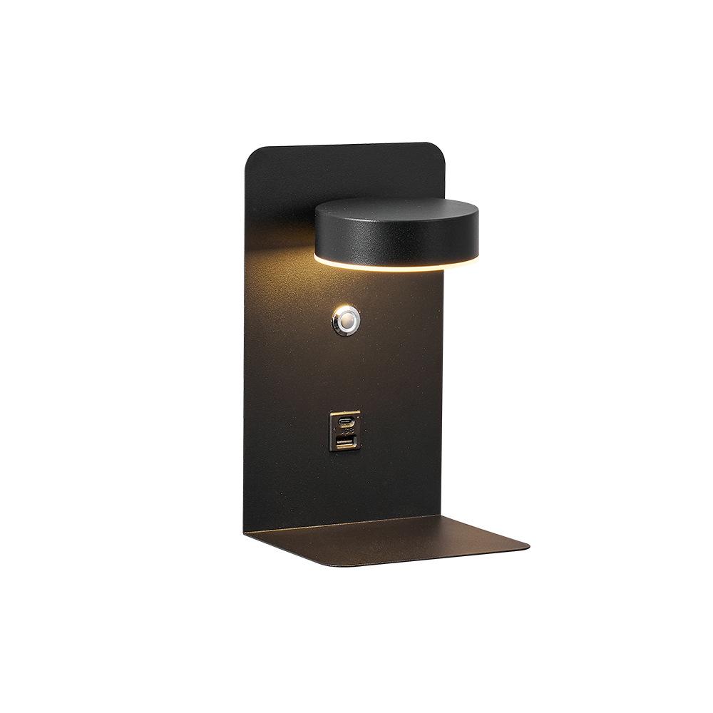 USB Rechargeable LED Wall Light for Bedroom & Study