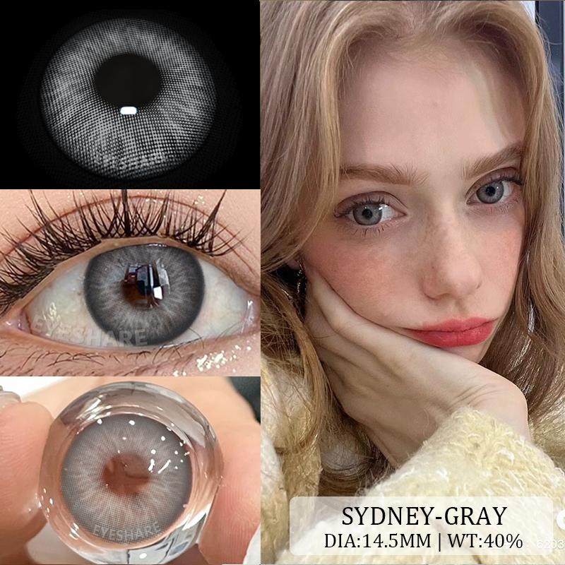 AMARA Kontaktlinsen Farbige Kontaktlinsen Schöne Pupille Natürliche Kontaktlinsen für die Augen Farbe Kosmetische Jahreskontaktlinse