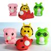 Cute Squeeze Toy Cartoon Animal Shape Squeeze Toy Soft Stress Relief Fidget Sensory Toy Portable Fun Bubble Toy for Kids Adults