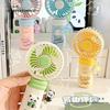 Portable USB Rechargeable Cute Panda Mini Fan for Kids and Students