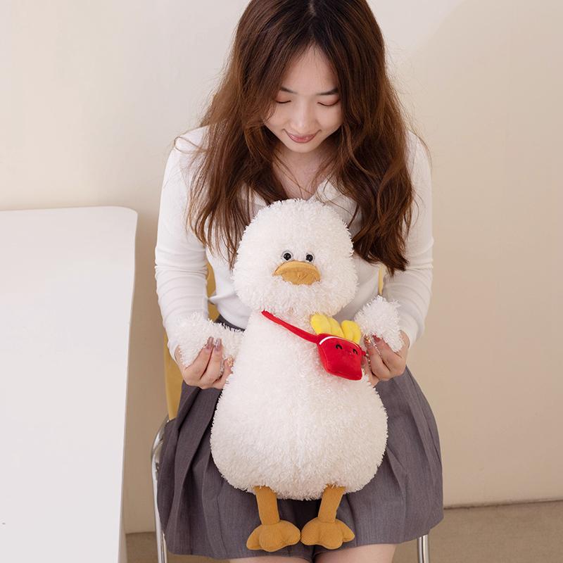 25/40cm Snack Ryggsekk And Plysjdukke Pute Pommes Frites Melkete Popcorn Lang Fleece And Plysjleketøy Gave til Jenter og Gutter