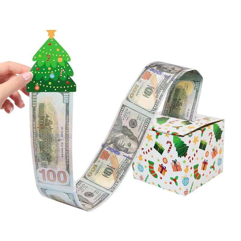 3PCS Birthday Party Surprise Box Decoration Christmas Series Cardboard Box Birthday Surprise Cash Box Creative Decoration Gift
