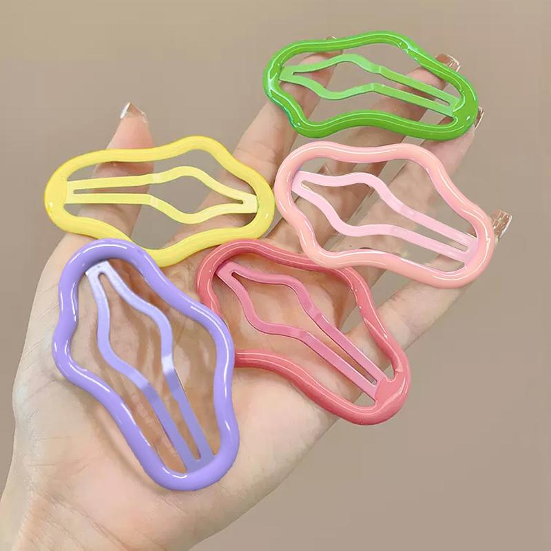 

5 шт. Полые заколки для волос в форме облака, простые заколки-невидимки для женщин, девушек, шпильки для волос, креативные аксессуары для волос для девушек