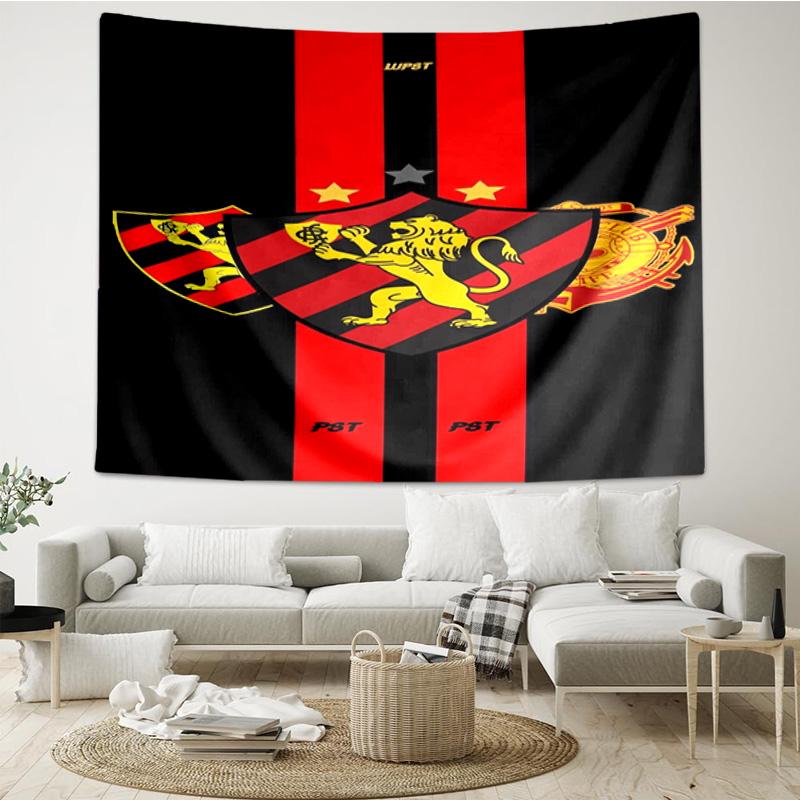 Football Club Emblem Lion Tapestry Hanging for Bedroom,Livingroom, Playroom,Decor Art Room Wall Tapestry Holiday and Birthday Gifts