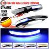 Dynamic Blinker LED Flash Turn Signal Lights For Ford Kuga Escape EcoSport 2013-2019 Focus 3 MK3 SE ST RS Side Mirror Indicator