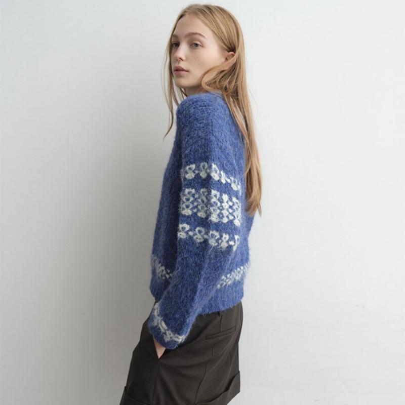 Joy Gryson Nordic Pattern Knit Pullover Kk5wp8070