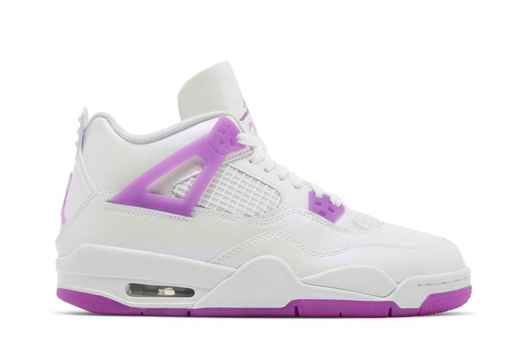 Kids' Sneakers Nike Jordan 4 Retro Hyper Violet (GS) White/Hyper Violet