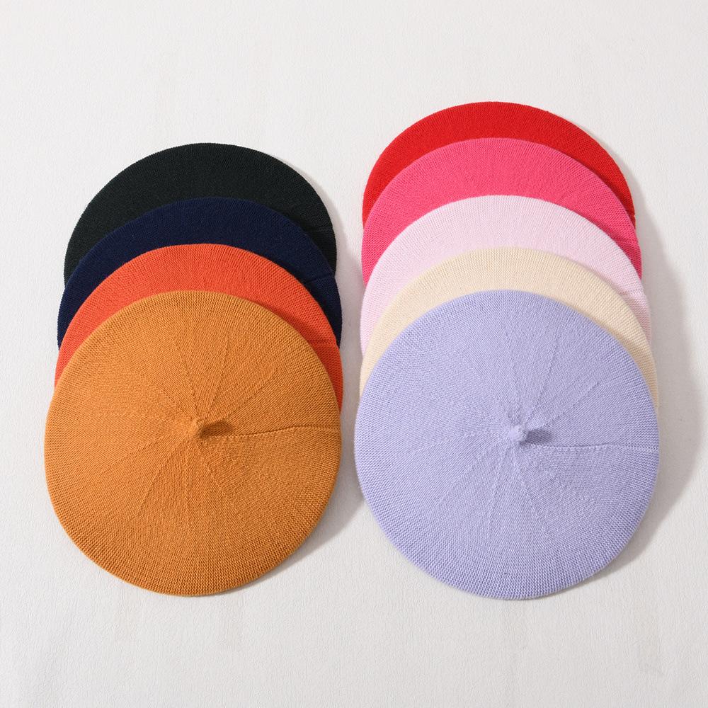 Fashion Versatile Rabbit Down Dudu Head Beret Women's Winter Outdoor Windproof Wool Cap Warm Ear Protection