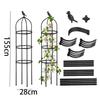 Garden Obelisk Plant Supports For Garden, Tower Obelisks 150Cm U-Shaped Climbing Plant Support Rustproof Pea Frame Tomato Cage