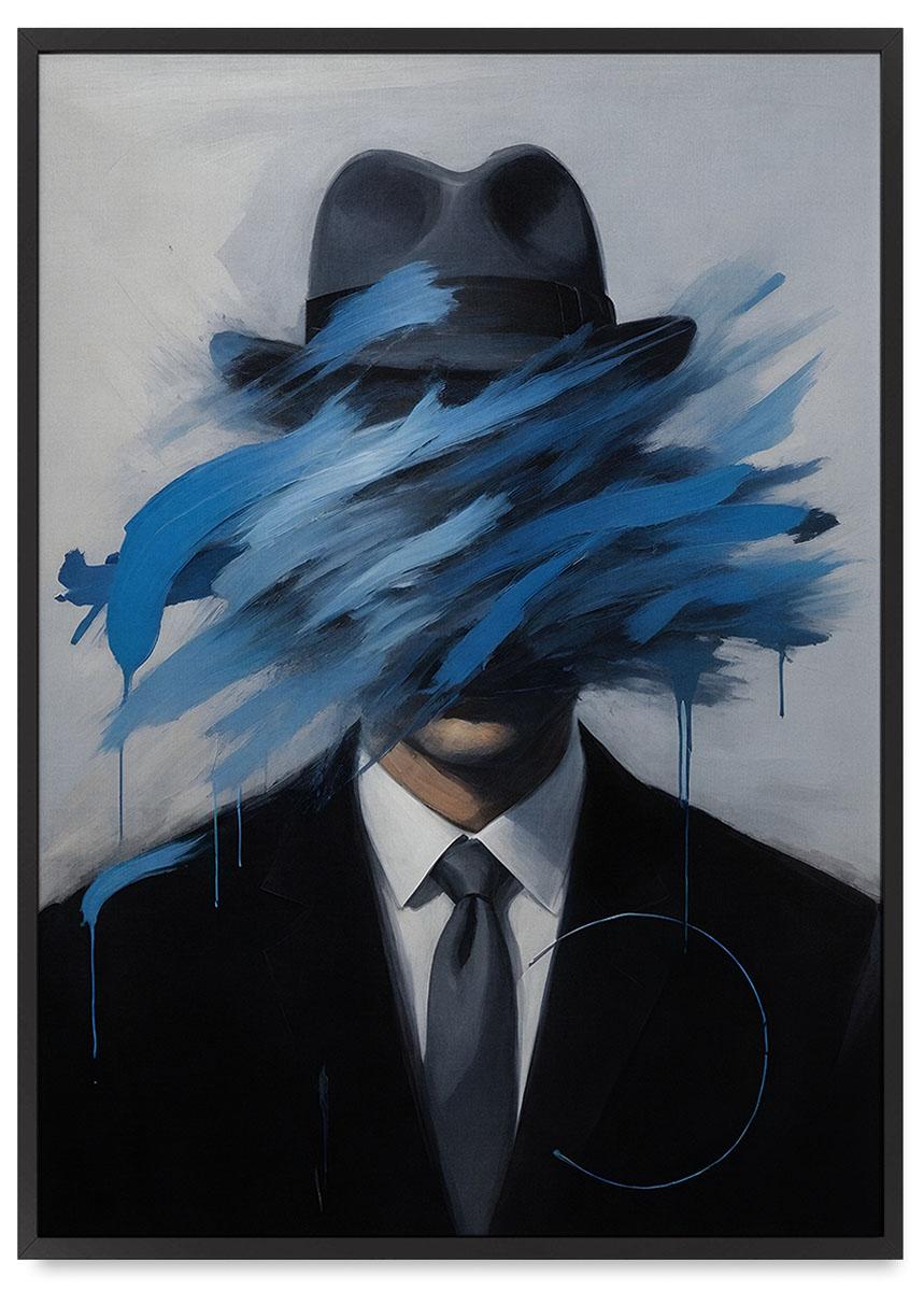 

Plakat portret w kapeluszu w ramce 21x30 cm