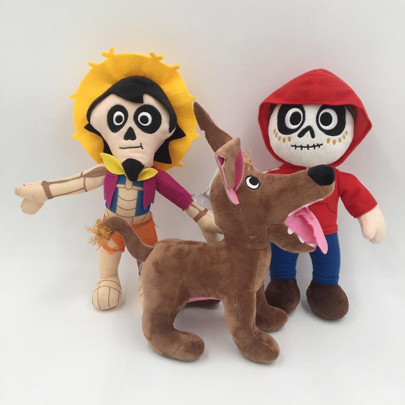 Movie Coco Pixar Plush Toys 30Cm Miguel Hector Dante Dog Death Pepita Stuffed Plush Toys Soft Toy Doll For Children Kids Gifts