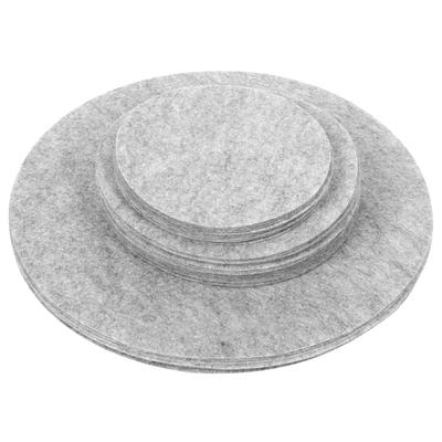 Soft Felt Plate Dividers Pan Separator Pads Cookware Bakeware Dish Pot Stacking ProtectorsGray 48PCS