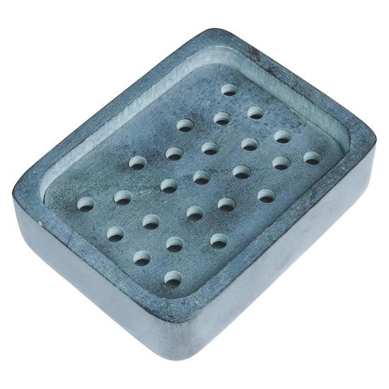 

Мыльница Crocon из серого мрамора для кухни и ванной – Стильная мыльница ручной работы с дизайном с маленьким отверстием (Размер: 4.3x3.5 дюйма)