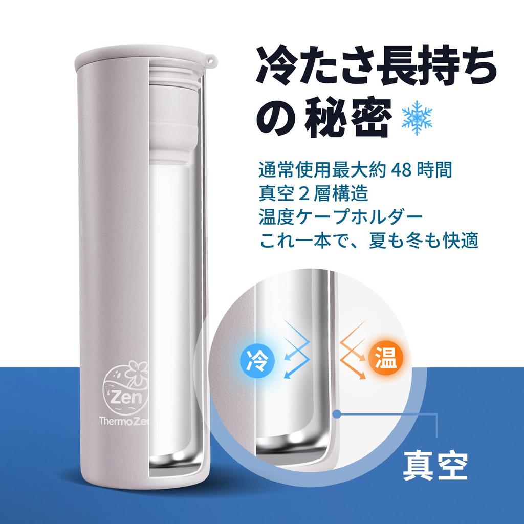 ThermoZen Ice Thermos Multifunctional Portable Mini Ice Pack with Vacuum Ideal for First and Heatstroke Keeping Lunches Cool Pack, Flask, Insulation,