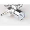Fuel Pressure Regulator, Aluminum Alloy Universal Adjustable FPR Fuel Pressure Regulator with Pressure Gauge Hose 0-140psi Adjustable