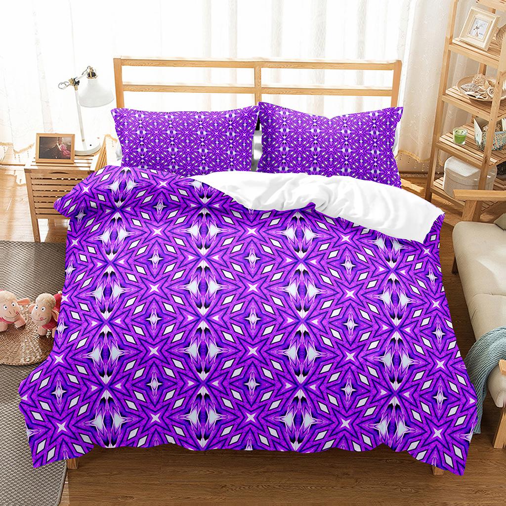 Bohemia Geometric Duvet Cover Queen For Kids Adult Room Microfiber Mandala Comforter Cover Floral Folk Art Abstract Bedding Set
