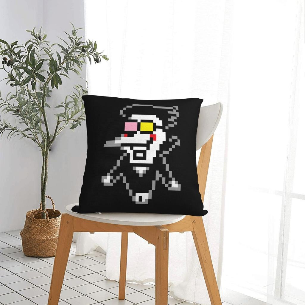 Deltarune Chapter 2 Spamto Square Pillowcase Pillow Cover Cushion Throw Pillow for Home Sofa Living Room
