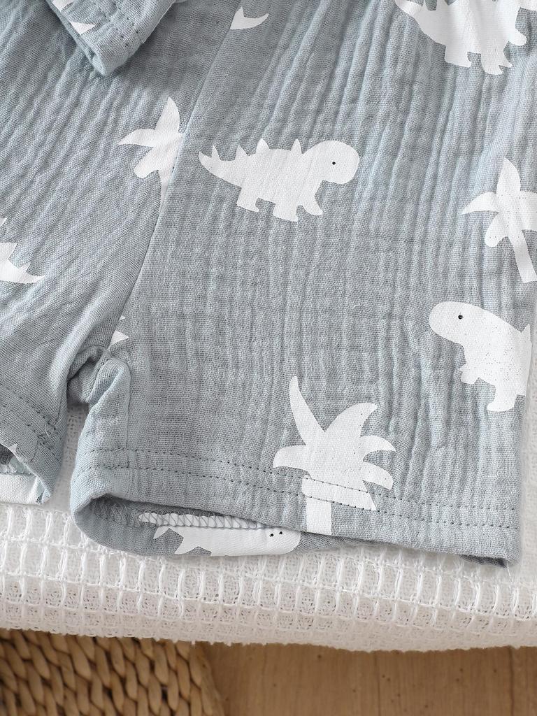 Set Maglietta a Maniche Corte e Pantaloncini da Spiaggia per Bambino