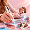 Low Noise Wireless Art Tool LED Light Rhinestone Applicator Pen Art Creation