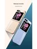 Samsung Z Flip6 Electroplated Transparent Ultra-Thin Anti-Drop Case for Foldable Screen