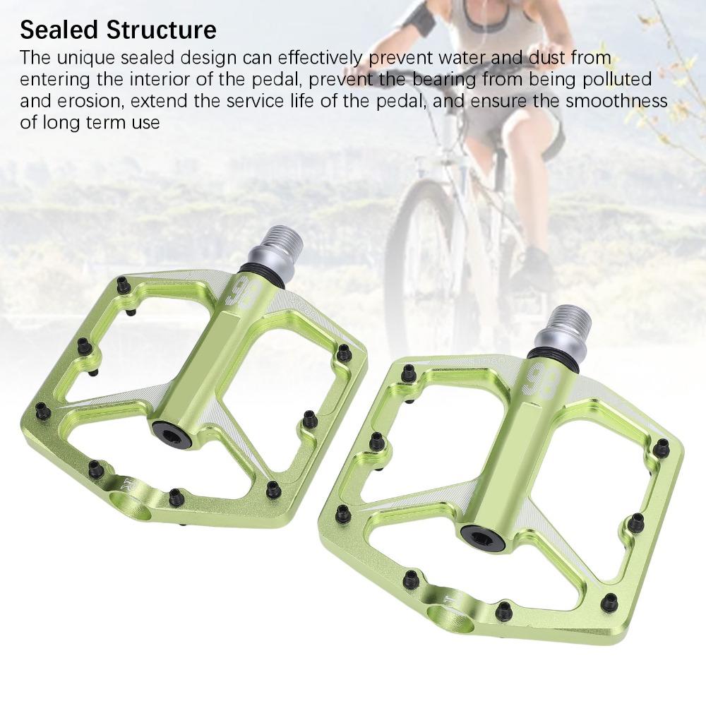 1 Pair 9/16 Inch Thread Cycling Pedals Ergonomic Cycling Pedal Replacement  Cycling Upgrade