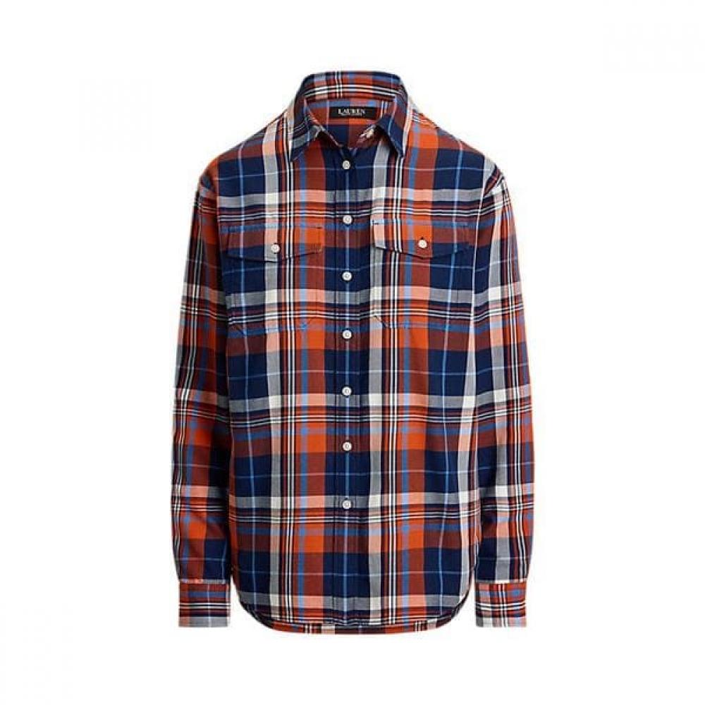 Lauren Ralph Lauren Plaid Cotton Twill Shirt