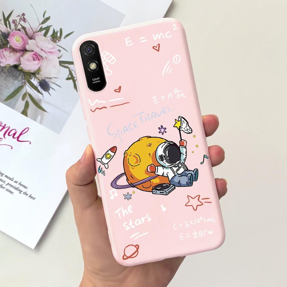 Für Xiaomi Redmi 9A 9AT Hülle Süßer Astronaut Schmetterling Weiches Silikon Handy Rückseite Für Xiaomi Redmi 9i Sport Redmi9a Hüllen