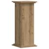 Artisan Oak Plant Stand 33 x 33 x 80 cm Wood Based Material
