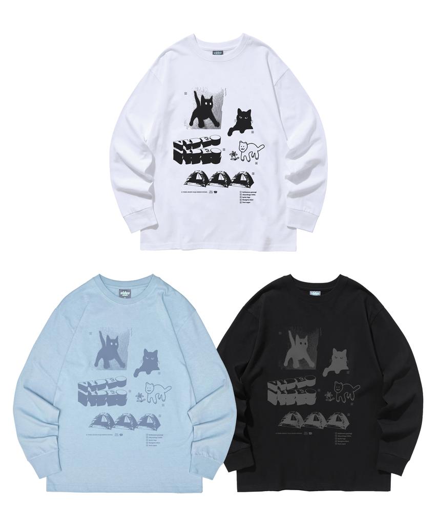 VIDEO JOCKEY Instant Hipster Ls T-Shirt [White]