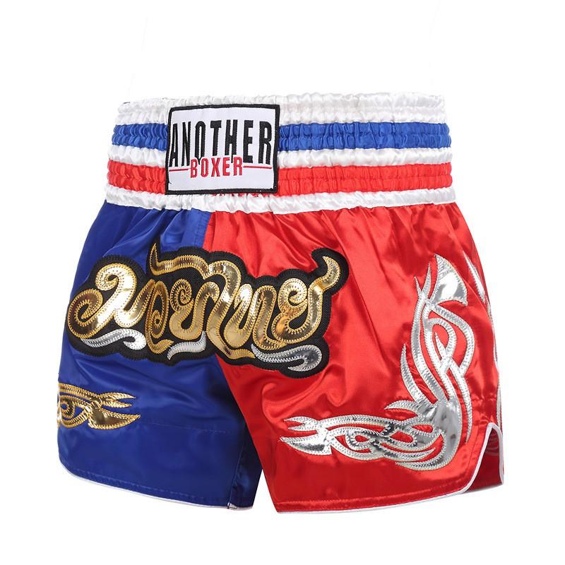 Breathable Muay Thai Boxing Shorts Men Women Cycling Jersey Training Splice Combat Sports Wear