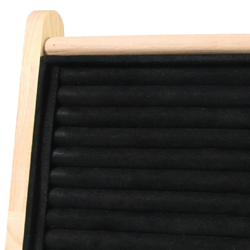 Ring Holder Ear Studs Multi Tiers Wooden Jewelry Organizer Display Rack for