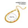 Ingemark Boho Goldfarbene Edelstahl-Schlangenkette Armbänder Damen Retro Stapelbare Bunte Perlenarmbänder Wasserdichter Schmuck