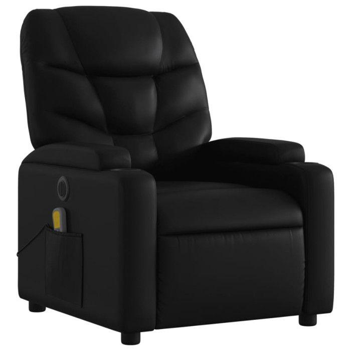 VidaXL Electric Reclining Massage Armchair, Relaxation Chair with Adjustable Backrest and Footrest, Seat of 3204651