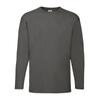 FRUIT OF THE LOOM Mens Valueweight Heather Long-Sleeved T-Shirt