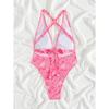 Women Sexy Slim Fit One Piece Fashion Swimsuit European Style Beach Swimwear