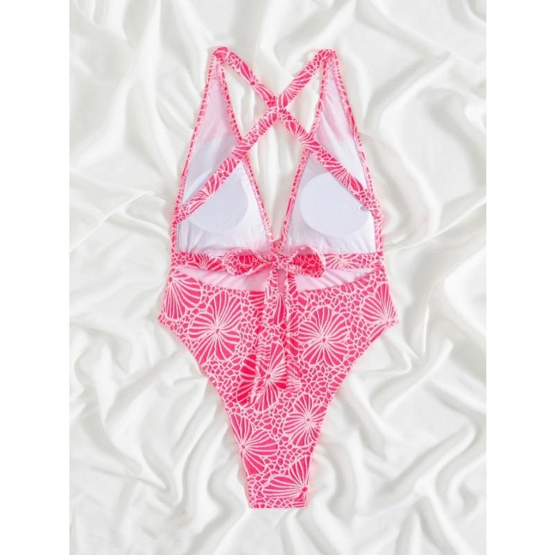 Women Sexy Slim Fit One Piece Fashion Swimsuit European Style Beach Swimwear