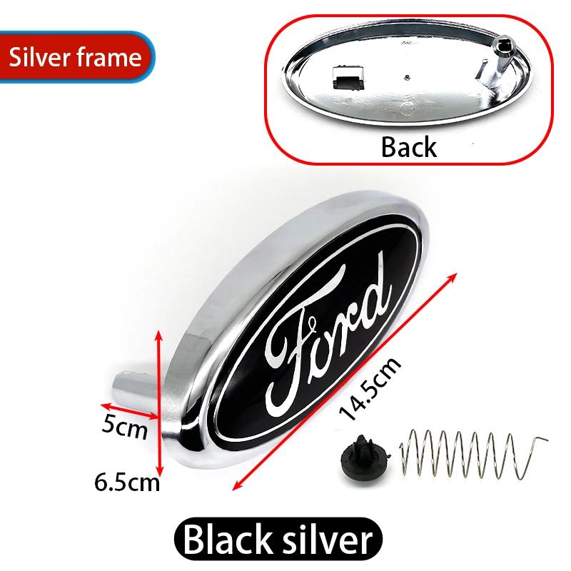 1Pc For Ford Mondeo Focus Fusion MK2 MK4 F150 F250 Emblem 14.5cm Car Front Head Hood Bonnet Logo Rear Trunk Badge Sticker