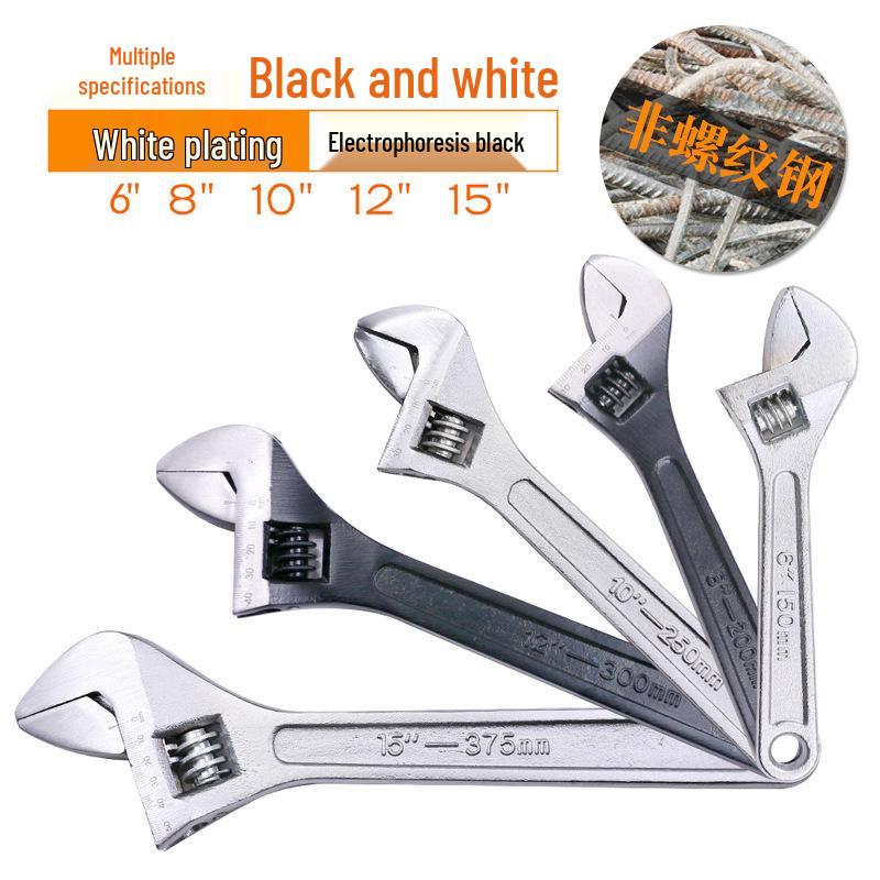 Cross-Border Mini Adjustable Wrench - 2.5 to 12 Inch Multifunction Tool