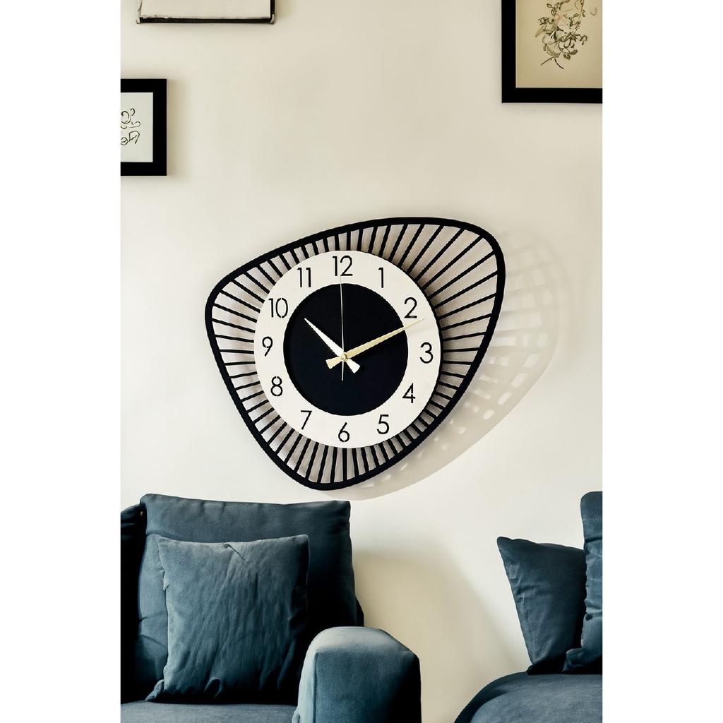 Decorative New Modern Bellatrix Wooden Wall Clock 48 Cm